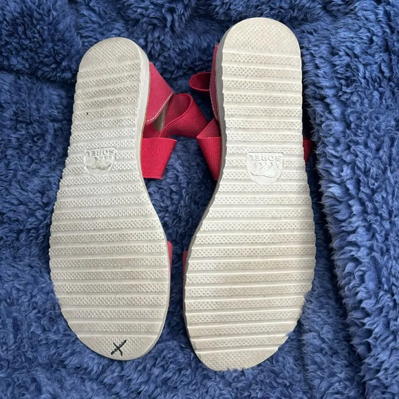 Sorel Ella Red Strap‎ Sandals in Size 8 - Picture 2 of 3